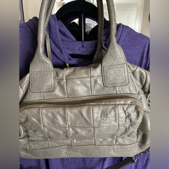 BAGLEY MISCHKA Silver Large Satchel - Picture 2 of 6